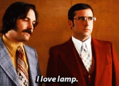 Paul Rudd saying I love lamp